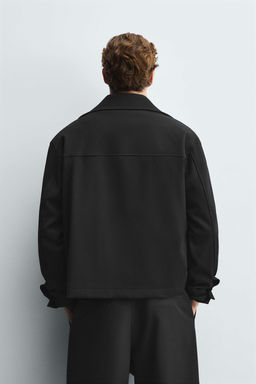 BOXY FIT ZIP-UP OVERSHIRT - Zara фото 3
