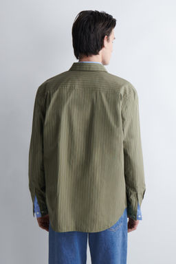 CAMISA DE POPEL?N DE ALGOD?N PIMA RELAXED FIT - H&m фото 7