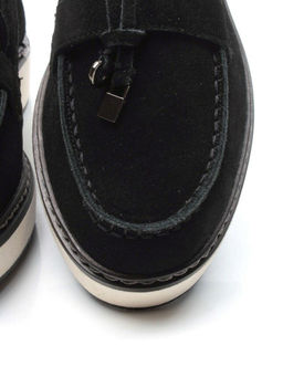 06-5061-2 BLACK Туфли (натуральная замша)