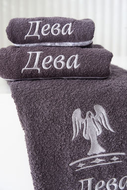 14418/10 Знаки зодиака полотенце махровое плотность 350гр