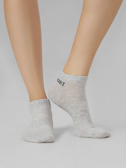 Носки Mark Formelle женские спортивные хлопок с эластаном серые набор 5 пар