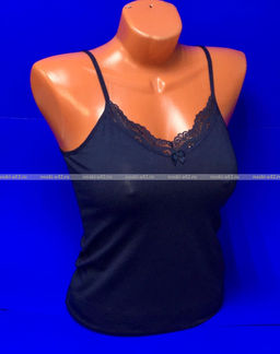 Цена за 1 шт. Майки женские Miss Emma Турция Бретели СИНИЕ код 120,124,128, 512