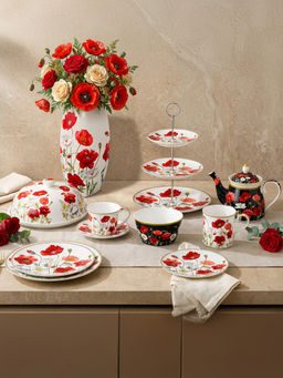 Кружка 400 мл 13*9*12 см Маки фарфор NEW BONE CHINA - Elan gallery фото 23
