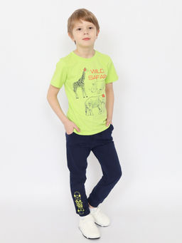 CRB wear/ HSKB 63832-36 Футболка для мальчика,лайм/Ex.Cherubino  фото 4