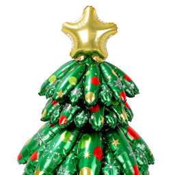 Воздушный шар фольгированный 52" «Большая объемная новогодняя ёлка»