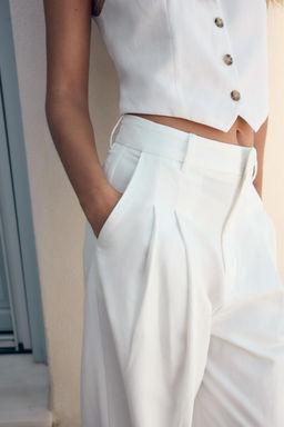 PLEATED TROUSERS - Zara фото 25