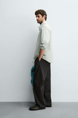RELAXED FIT POPLIN SHIRT - Zara фото 4