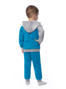 Костюм детский темная бирюзамеланж панда