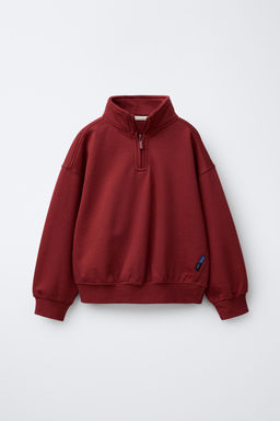 BASIC ZIP-UP SWEATSHIRT