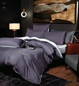 КПБ Candies однотонный с вышивкой на резинке по кругу CANOVR019 1.5 спальный