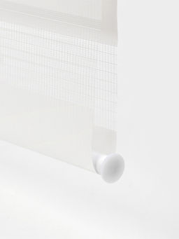 Штора рулонная 50×160 см «День и Ночь», по полотну 46×160 см, белая