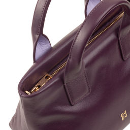 Итальянская миниатюрная женская сумочка DuDu Bags серии Ibiza | темно-фиолетовый - Dudubags фото 4