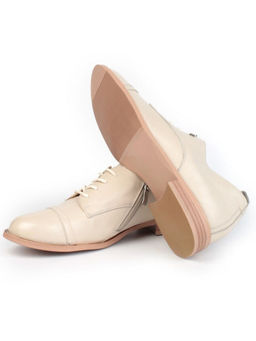 03-HP9958M BEIGE Полуботинки женские (натуральная кожа)