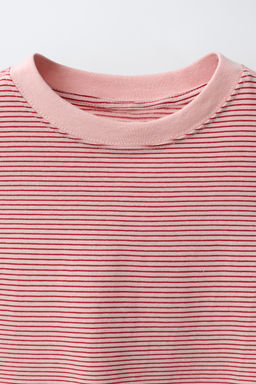 PACK TRES CAMISETAS LISAS Y RAYAS / Raya Roja