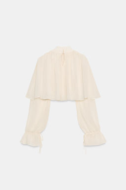 GEORGETTE CAPE TOP - Zara фото 6
