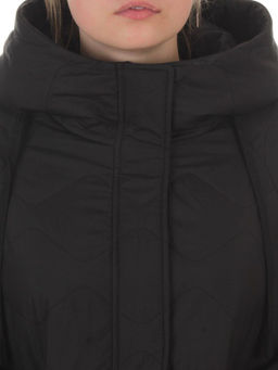 9661 BLACK Куртка демисезонная женская (100 гр. холлофайбер) - Fashion фото 4