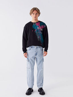 700 Straight Fit Erkek Kargo Jean Pantolon - Waikiki фото 2