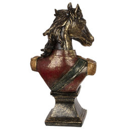 Фигурка декоративная "Бюст лошади", L13 W8 H24 см