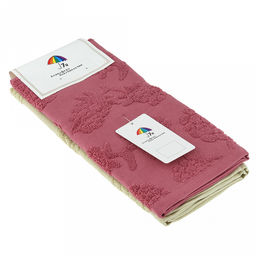 Полотенце кухонное махровое "Фруктовый сад" 40х60см, хлопок 100%, цвета микс (Китай)