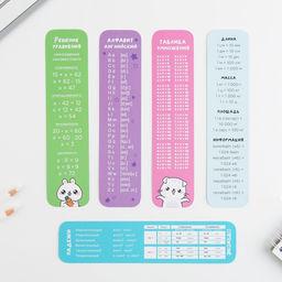 Набор картонных закладок 5 шт Звери - Artfox фото 2