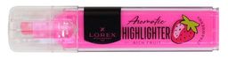 Цена за 2 шт. Маркер текстовый LOREX Aromatic RICH FRUIT.NEON 13,5 мм, розовый, скошенный