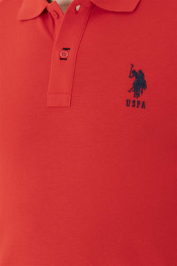 Мужская красная базовая футболка - U.s. polo assn фото 7
