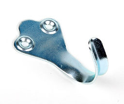 Крючок-вешалка 1-рожковый №2 (цинк)