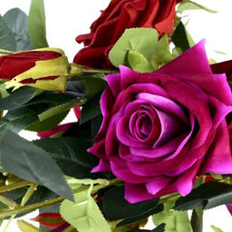 Цветок искусственный Роза 3 бутона 90 см / 0341-58 /уп50/400/ - Галеонтрейд фото 8