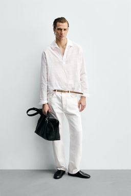CAMISA POLO ESTRUCTURA / Blanco
