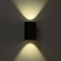 Бра BayerLux «Алпин», 1хLED, 2 Вт, 4000К, IP66, чёрный, 9×11×15 см