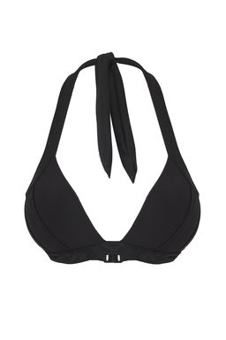 TRENDYOLMILLA Siyah Ucgen Boyundan Baglamal? Bikini Ustu TBESS25BU00051  фото 7