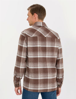 Kahverengi Comfort Fit Uzun Kollu G_mlek - Pierre cardin фото 5