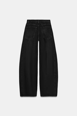 TRF OVERSIZE MID-WAIST JEANS - Zara фото 7