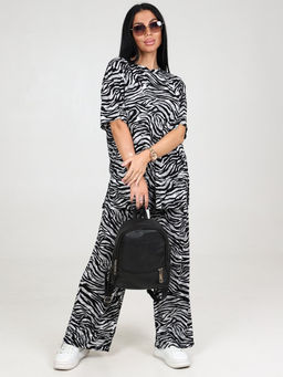 764 ЖЕНСКИЙ КОСТЮМ (брюки) (Зебра/серый) - А-дина фото 3