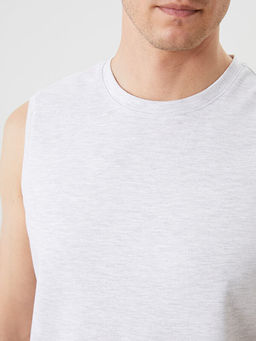 Bisiklet Yaka Erkek Kolsuz Ti??rt