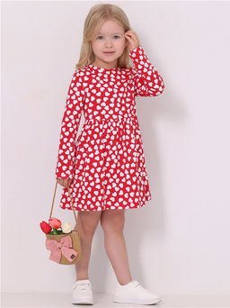 Платье Апрель 1ДПД4398001н хлопок красный