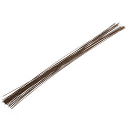 Blumentag FIW-0.7 Проволока флористическая в оплётке 0.7 мм сталь бумага 5 х 30 шт. 40 см №03 коричневый