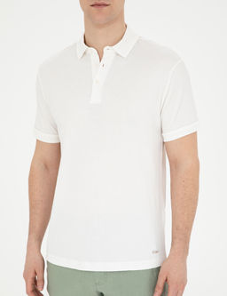 Ekru Slim Fit Ti__rt