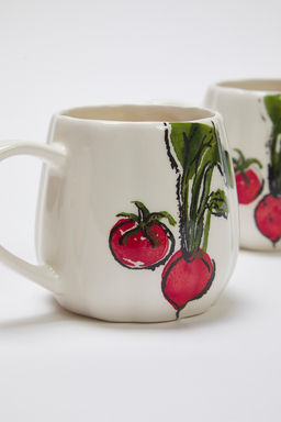 Trendyolmilla Home 2li Seramik Bask?l? Kupa Seti TPHSS25UP00001 фото 3