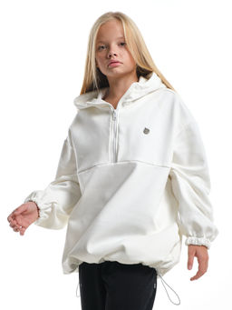 Худи оверсайз с капюшоном на молнии утепленное с карманом UD 8038 - Mini maxi фото 13