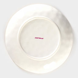 Тарелка глубокая Доляна Organic Gold, 620 мл, d=21.5 см, фарфор, белая  фото 4