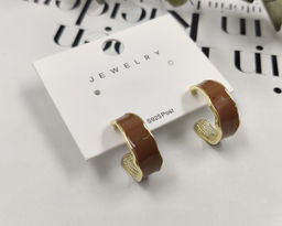 Серьги с эмалью