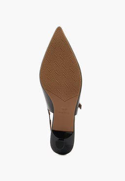 Черные лакированные женские туфли - Mascotte фото 5