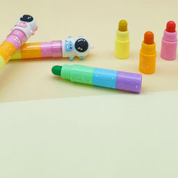 Разноцветные мелки "Happy astronaut", 6 в 1, rainbow