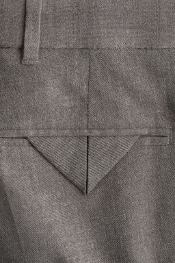 Slim slit-hem trousers - H&m фото 4