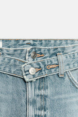 JEANS TRF CINTUR?N TIRO MEDIO / Azul claro - Zara фото 7