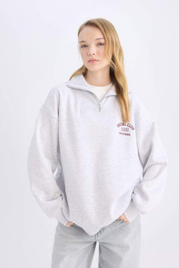 Классический простой свитшот широкого кроя Cool Oversize