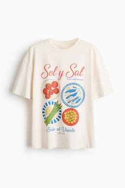 Camiseta estampada de algod?n - H&m фото 2