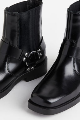 Botas biker de piel - H&m фото 4