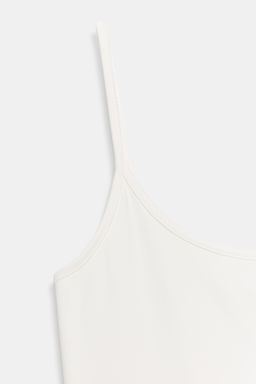 CAMISETA POLIAMIDA TIRANTES FINOS / Crudo - Zara фото 7